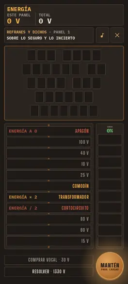 La chispa recorriendo la torre entera con todos los niveles encendidos